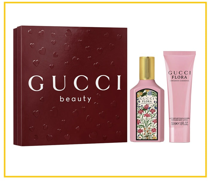 GUCCI FLORA GORGEOUS GARDENIA EAU DE PARFUM & BODY LOTION DUO SET