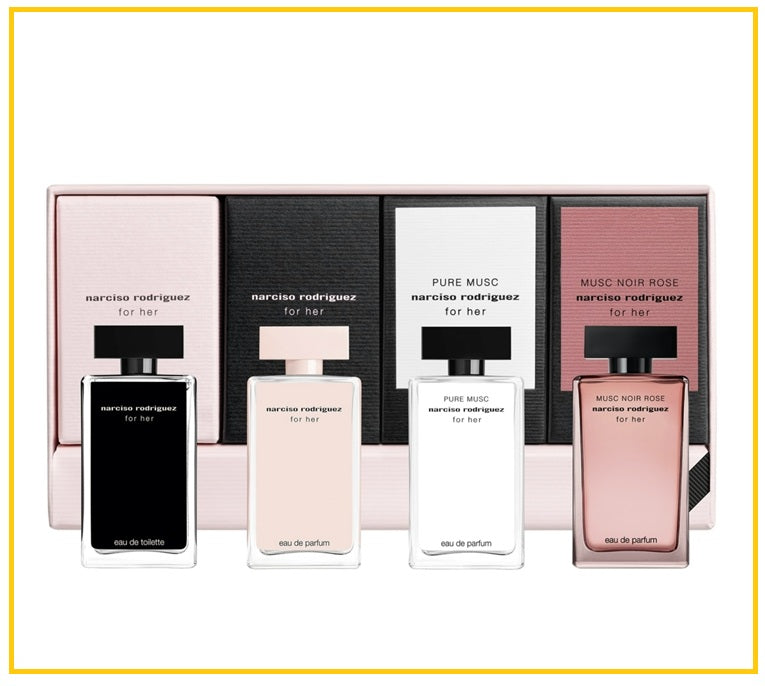 NARCISO RODRIGUEZ 納西索女士小樣香水四件套裝 EXCLUSIVE COLLECTOR MINI GIFT DUO SET 7.5ML X4