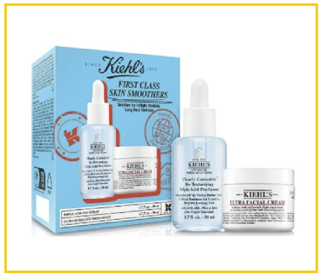KIEHL'S 科顏氏高保濕霜溜溜瓶精華兩件套裝 KIEHLS FIRST CLASS SKIN SMOOTHERS DUO SET