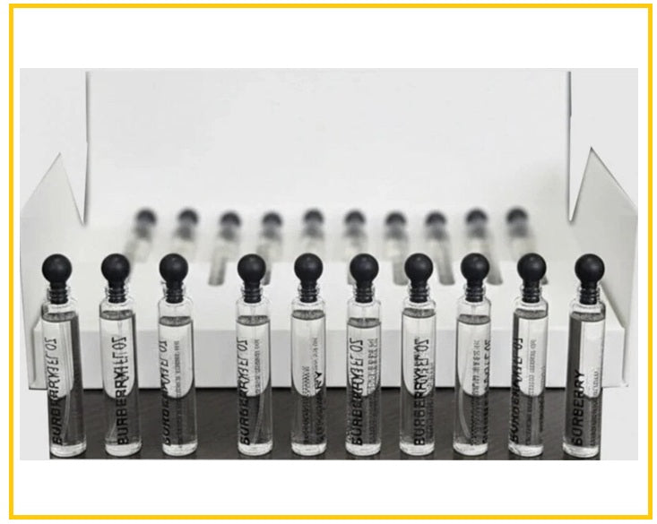 BURBERRY 巴寶莉訂製系列山楂花開中性小樣香水套裝 BESPOKE COLLECTION HAWTHORN BLOOM 12% EDP DUO SET 4ML X10