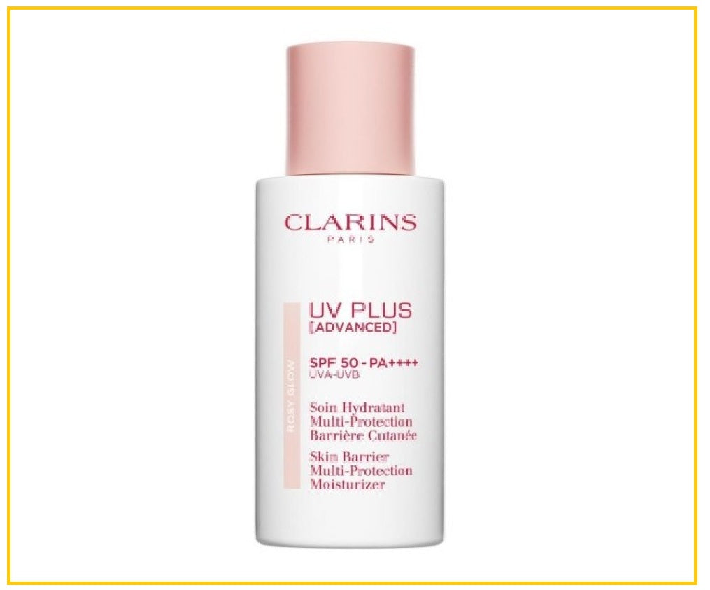 CLARINS 嬌韻詩抗污染透白粉色防曬霜 UV PLUS ANTI-POLLUTION SPF50 PA+++ ROSY GLOW 50ML