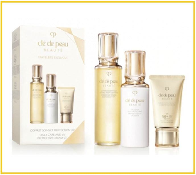 CLE DE PEAU 肌膚之鑰水乳防曬三件套裝 CDP DAILY CARE UV PROTECTIVE CREAM DUO SET