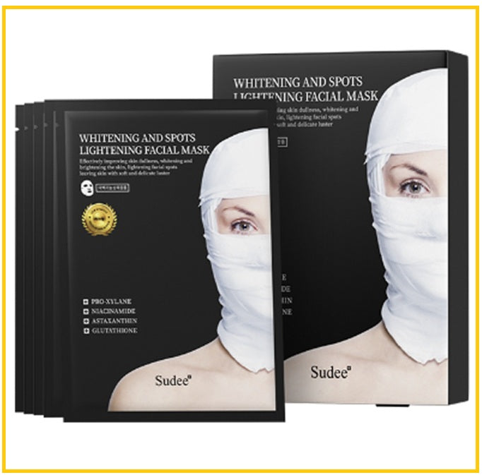 SUDEE 黑繃帶美白淡斑面膜5片 BRIGHTEN AND MOISTURIZING MASK 5PCS