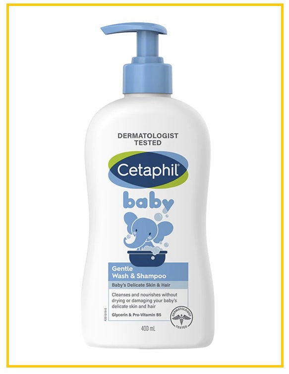 CETAPHIL 舒特膚嬰兒溫和洗髮沐浴露二合一 BABY WASH & SHAMPOO 400ML