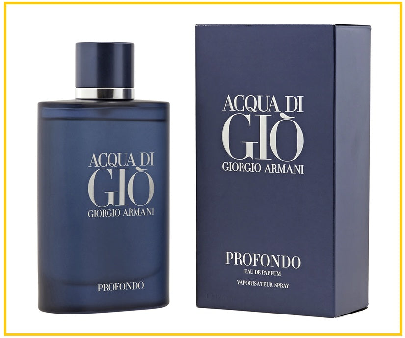 GIORGIO ARMANI 阿瑪尼寄情男士邃藍版濃香水 ACQUA DI GIO PROFONDO MEN EDP 125ML