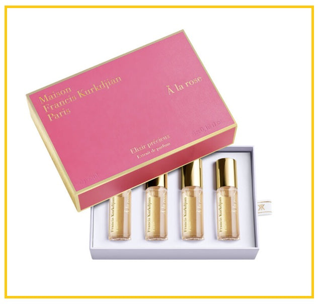 MAISON FRANCIS KURKDJIAN 庫爾吉安一支玫瑰香精精油滾珠套裝 MFK A LA ROSE SET ROLL-ON ELIXIR 4ML X4