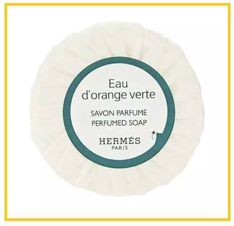 HERMES 愛馬仕橘綠之泉香皂 EAU D'ORANGE VERTE PREFUMED SOAP 50G
