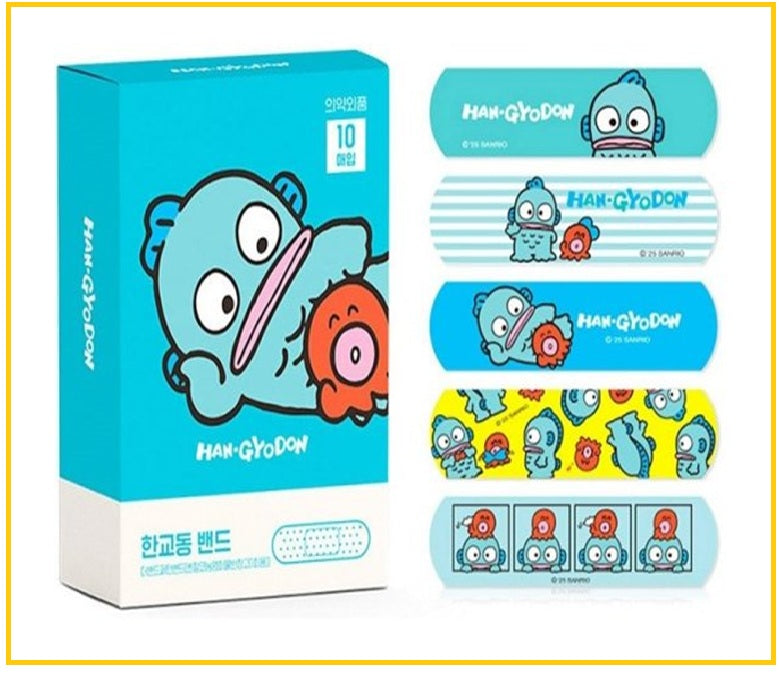 SANRIO 小丑魚卡通圖案膠布創可貼10片 HAN GYODON PATTERNED BANDAGE 10PCS
