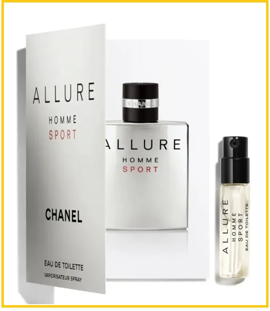 CHANEL 香奈兒男士運動香水小樣 ALLURE HOMME SPORT EDT VIALS 1.5ML