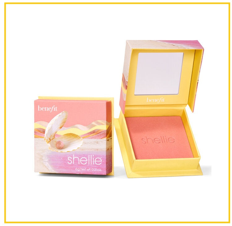 BENEFIT 貝玲妃腮紅胭脂金貝沙灘 SHELLIE WARM SEASHELL PINK BLUSH #SHELLIE 6G