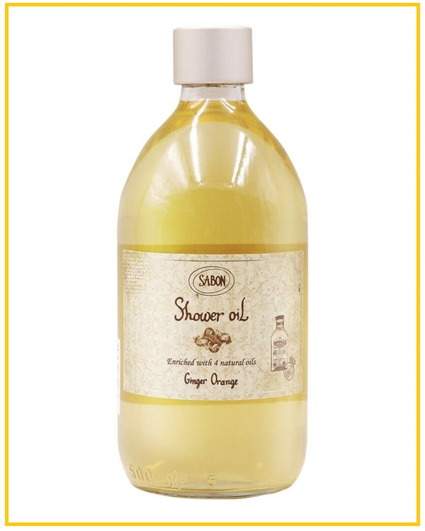 SABON 姜橘沐浴油 SHOWER OIL GINER ORANGE 500ML