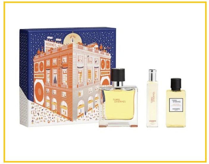 HERMES 愛馬仕大地香精香水沐浴露套裝 TERRE D'HERMES PARFUM GIFT BOX DUO SET