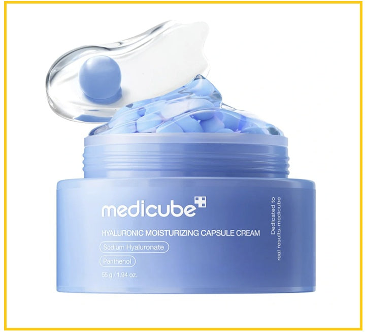 MEDICUBE 美蒂秋芙玻尿酸保濕膠囊乳霜 HYALURONIC MOISTURIZING CAPSULE CREAM 55G