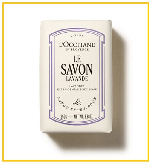 L'OCCITANE L'OCCITANE LAVENDER SOAP LOCCITANE LE SAVON LAVANDE LAVENDER EXTRA-GENTLE BODY SOAP 250G