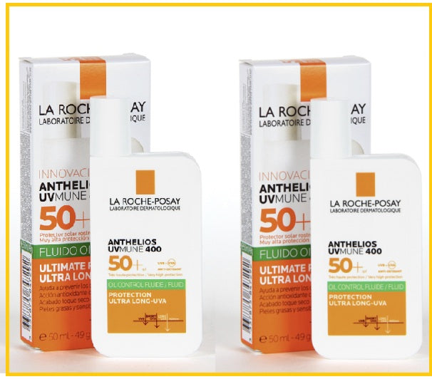 LA ROCHE-POSAY 理膚泉防曬大哥大兩件套裝 ANTHELIOS UVMUNE 400 OIL CONTROL FLUID SPF50+ DUO SET 50ML X2