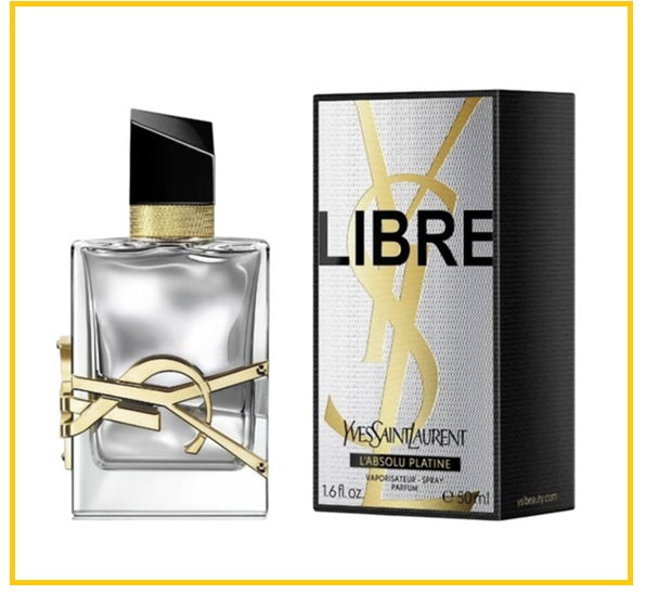 YVES SAINT LAURENT 聖羅蘭自由之水鉑金女士香精香水 YSL LIBRE L'ABSOLU PLATINE FOR WOMEN PARFUM 50ML