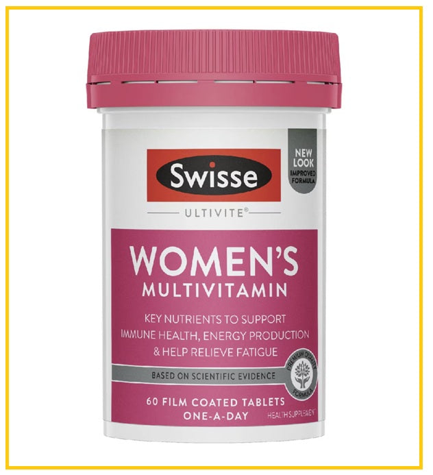 SWISSE ULTIVITE TEENAGE WOMEN'S MULTIVITAMIN 60 TABLETS