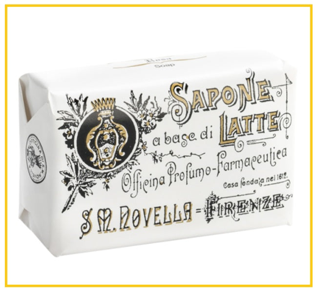 SANTA MARIA NOVELLA BODY MILKY ROSE SOAP 100G