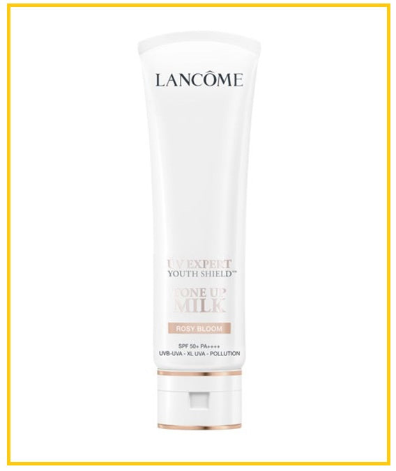 LANCOME 蘭蔻柔皙素顏防曬乳玫瑰粉 UV EXPERT TONE UP MILK ROSY BLOOM SPF 50 50ML