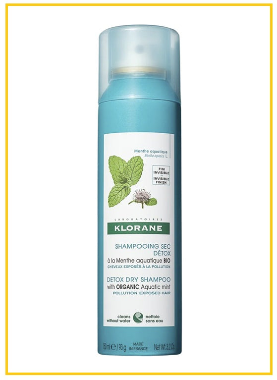 KLORANE Detox Dry Shampoo with Organic Aquatic Mint 150ml