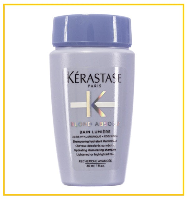 KERASTASE 卡詩玻尿酸洗髮精 BLOND ABSOLU BAIN ULTRAVIOLET ANTI-BRASS SHAMPOO 30ML
