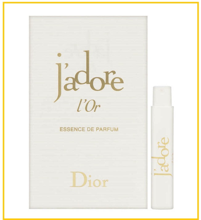 DIOR 迪奧真我濃香水小樣 J'ADORE L'OR ESSENCE DE PARFUM CARDED SAMPLE SPRAY 1ML
