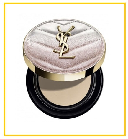 YVES SAINT LAURENT 聖羅蘭粉皮革氣墊粉底情人節限定 YSL TOUCHE ECLAT GLOW-PACT CUSHION B10 12G