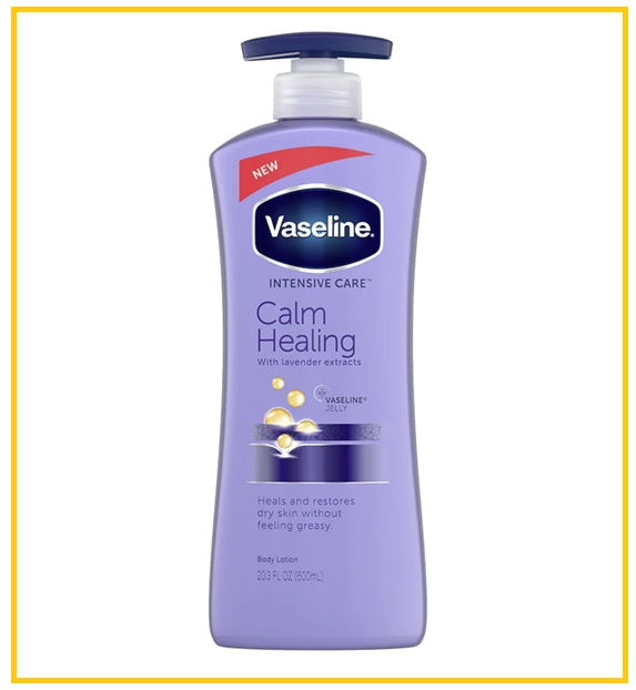 VASELINE 凡士林身體乳薰衣草 INTENSIVE CARE CALM HEALING LOTION 600ML