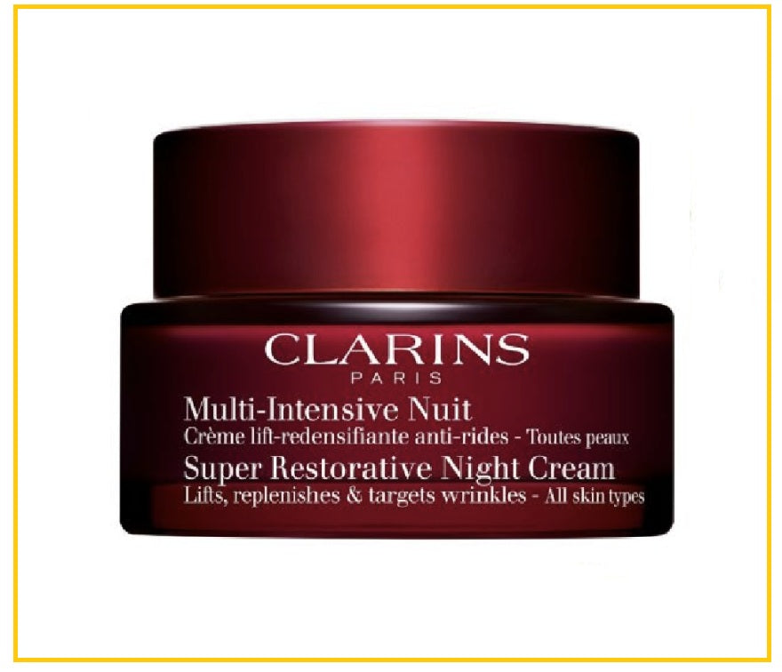 CLARINS 嬌韻詩花樣年華修護晚霜(適合任何肌膚) SUPER RESTORATIVE NIGHT CREAM ALL SKIN TYPES 50ML