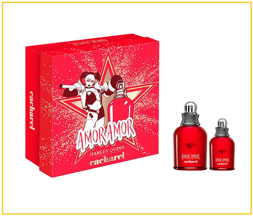 CACHAREL 卡夏爾小丑女香水套裝 AMOR AMOR HARLEY QUINN EDT GIFT SET 100ML + 30ML