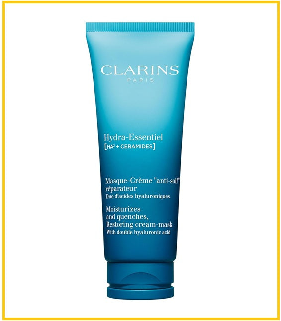 CLARINS 嬌韻詩不死鳥面膜 HYDRA-ESSENTIEL HA² + CERAMIDES MOISTURIZES AND QUENCHES RESTORING CREAM MASK 75ML