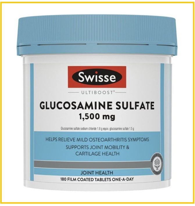 SWISSE Glucosamine Sulfate 180 Tablets
