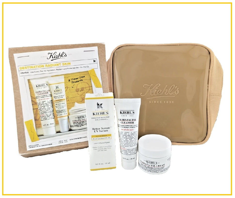KIEHL'S 科顏氏護膚旅行三件套裝 KIEHLS THE ULTIMATE TRAVEL TRIO GIFT DUO SET