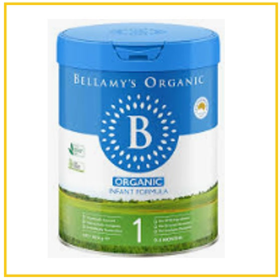 BELLAMYS ORGANIC 貝拉米有機嬰兒奶粉1號 INFANT FORMULA STAGE 1 800G