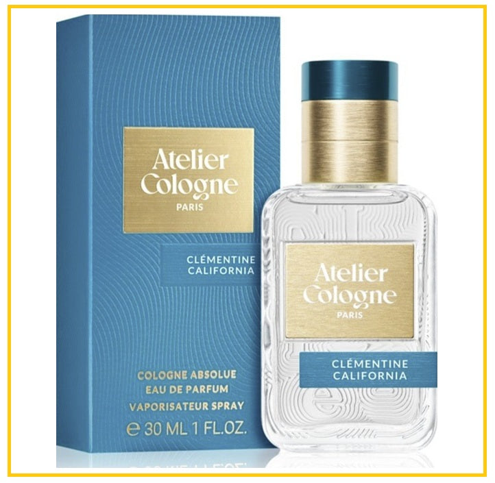 ATELIER 歐瓏加州盛夏精醇中性濃香水 COLOGNE CLEMENTINE CALIFORNIA COLOGNE ABSOLUE EDP 30ML