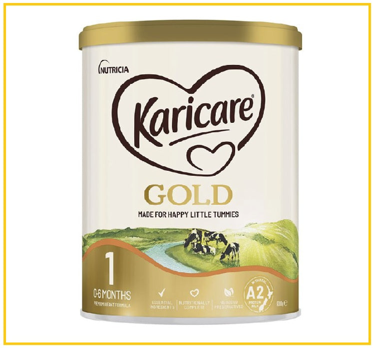 KARICARE 可瑞康A2黄金裝奶粉1段 GOLD+ A2 PROTEIN MILK INFANT FORMULA STAGE 1 900G