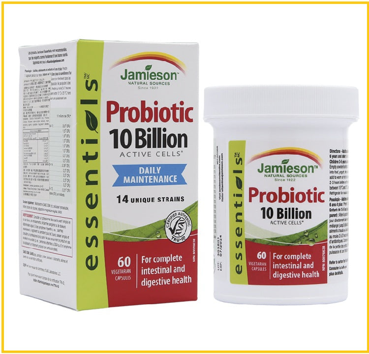 JAMIESON Probiotic Capsules 60 Capsules (10 Billion)