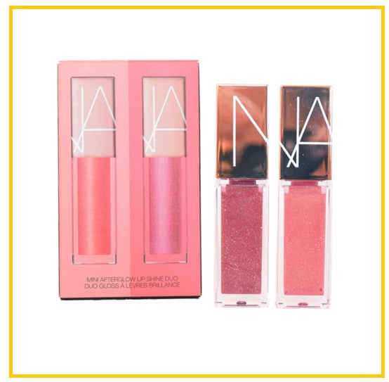 NARS 納斯粉紅金唇釉套裝 AFTERGLOW SENSUAL SHINE LIPSTICK ORGASM + UNBROKEN DUO SET 3.7ML X2