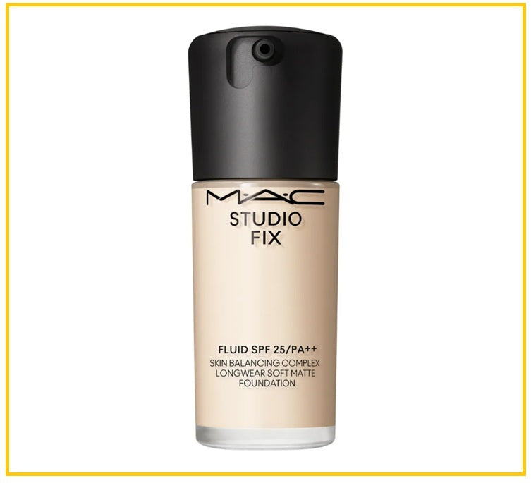 MAC's newly upgraded Studio Fix Fluid 24HR Matte Foundation + Oil Control SPF15 #NC10 / #NC12 / #NC15 / #NC20 / #NW15 30ML