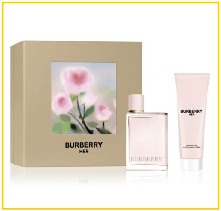 BURBERRY 巴寶莉花與她濃香水身體乳套裝 HER MOTHERS DAY DUO SET