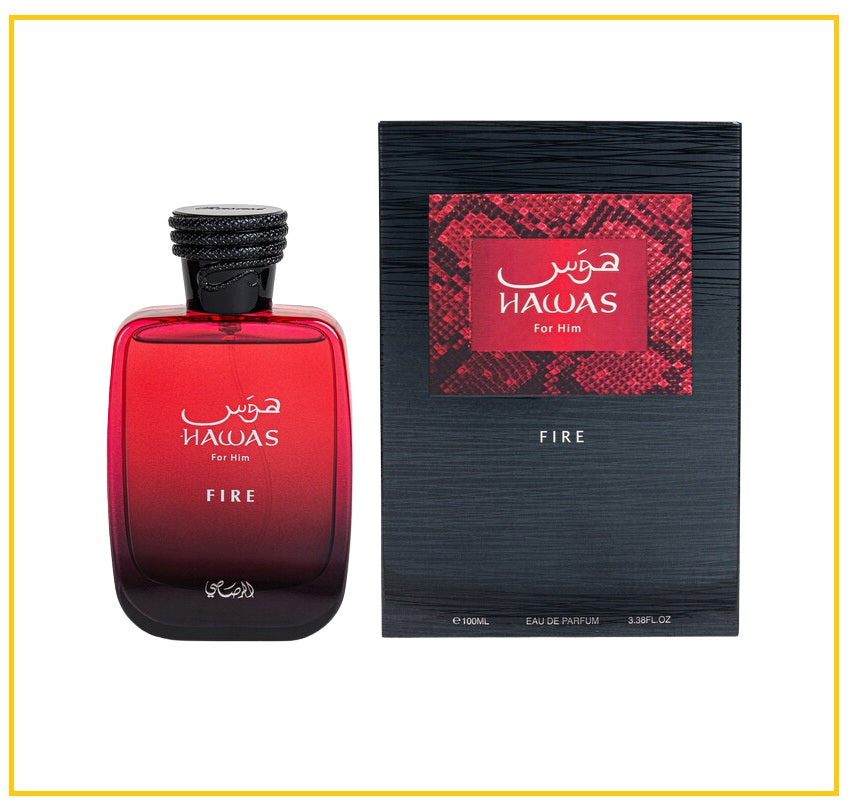 RASASI HAWAS 拉莎斯哈維之水烈焰男士濃香水 FIRE FOR HIM MEN EDP 100ML