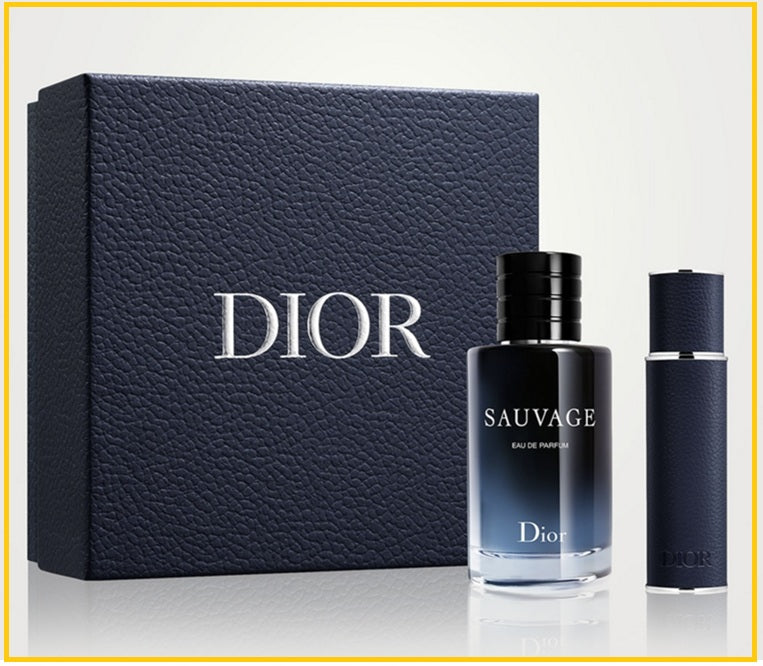 DIOR 迪奧曠野香水兩件套裝 COFFRET EAU DE PARFUM ET VAPORISATEUR DE VOYAGE SAUVAGE DUO SET