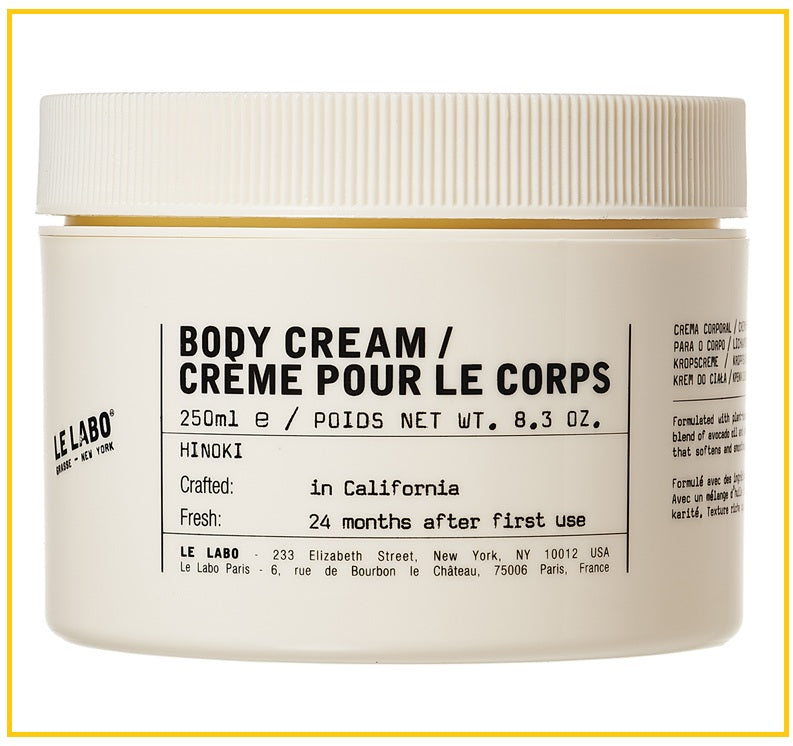 LE LABO 實驗室檜木身體霜 HINOKI BODY CREAM 250ML