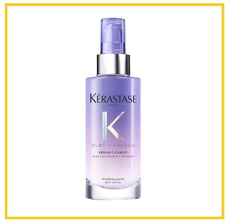 KERASTASE 卡詩水光玻尿酸小紫瓶護法精華 BLOND ABSOLU SERUM CICANUIT OVERNIGHT RECOVERY SERUM 90ML