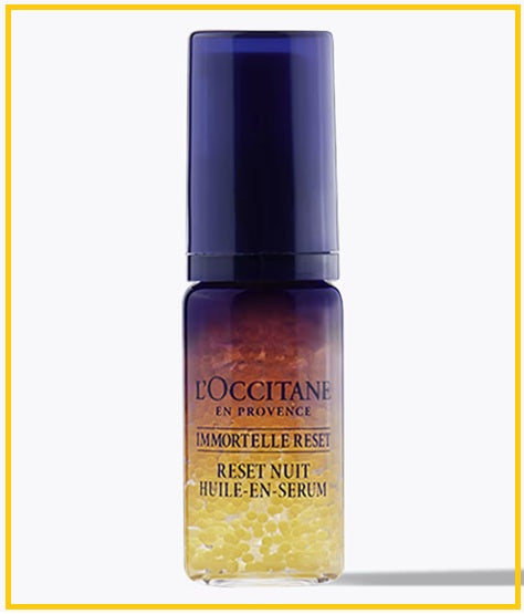 L'OCCITANE 歐舒丹蠟菊星光瓶精華小樣 LOCCITANE IMMORTELLE NUIT OVERNIGHT RESET SERUM 5ML