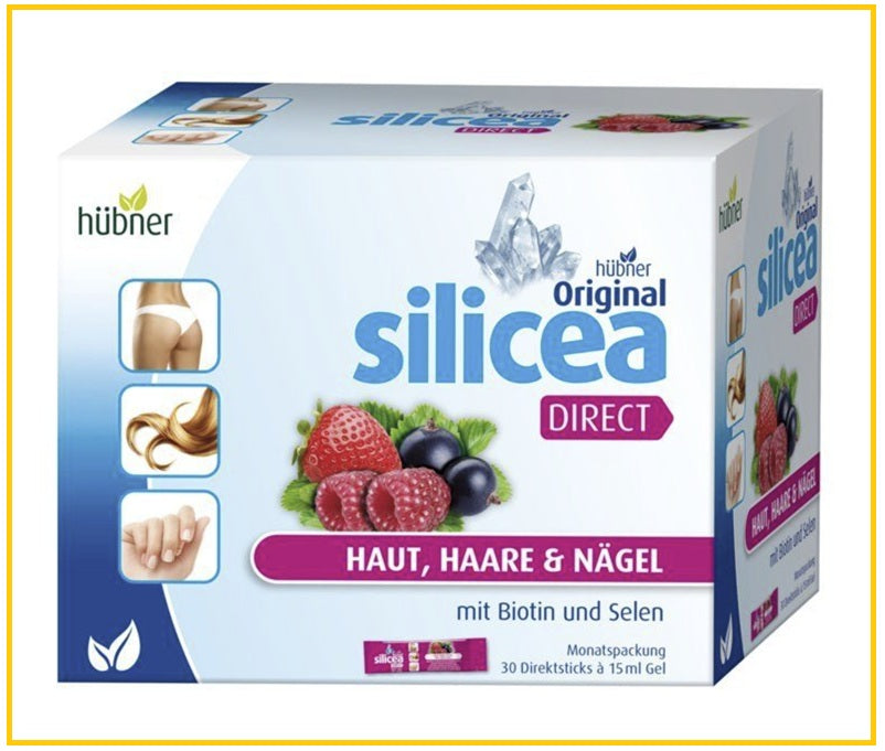 HUBNER SILICEA 赫伯納矽素增髮美容口服液便攜吸條紅果味 DIRECT RED BERRIES FLAVOR HAIR SKIN NAILS SUPPLEMENT BIOTIN SELENIUM 15ML X30 SACHETS