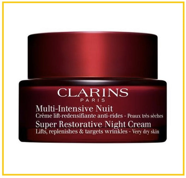 CLARINS 嬌韻詩新版花樣年華晚霜(乾性膚質) SUPER RESTORATIVE NIGHT CREAM VERY DRY SKIN 50ML