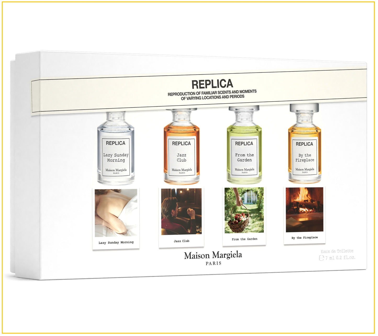 MAISON MARGIELA 梅森馬吉拉迷你香氛禮盒淡香水隨行套裝 MMM MINI PERFUME GIFT BOX DUO SET 7ML X4