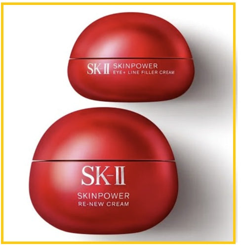 SK-II 大紅瓶霜滋潤眼霜套裝 SK2 SKINPOWER RE-NEW CREAM & EYE CREAM DUO SET