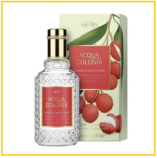 4711 ACQUA COLONIA 荔枝與薄荷古龍水 LYCHEE & WHITE MINT EDC 50ML